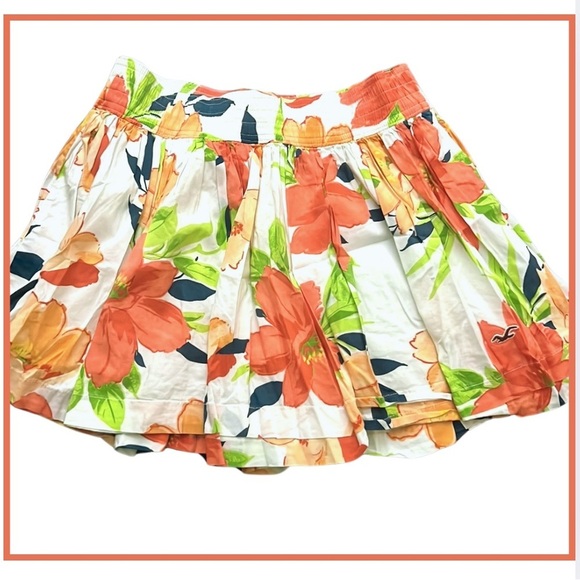 Y2K Hollister,Vibrant,All Eyes On U,Lined Floral Skirt,Excellent Conditio,Size S - Picture 2 of 9